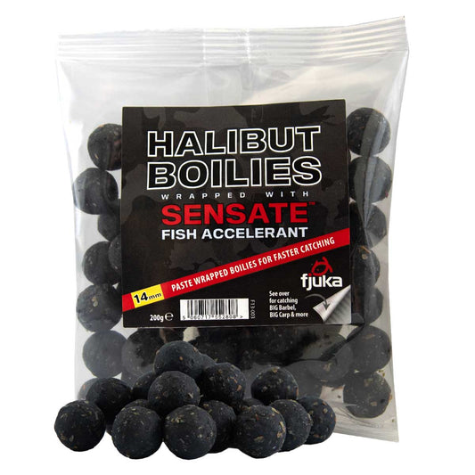 Fjuka Sensate Halibut Paste Wrapped Boilies 14mm 200g