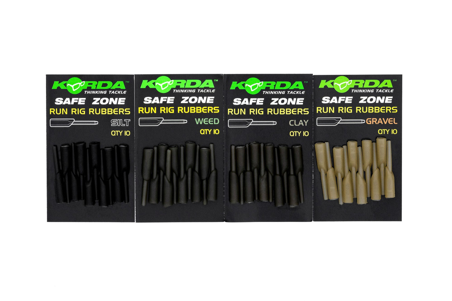 Korda Run Rig Rubbers Weed