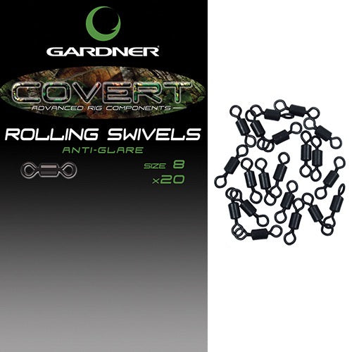 Gardner Covert Rolling Swivels Size 8