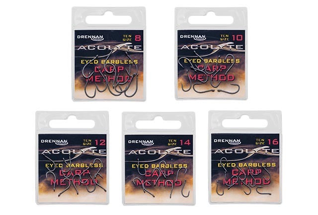 Drennan Acolyte Barbless Carp Method Hooks (New)