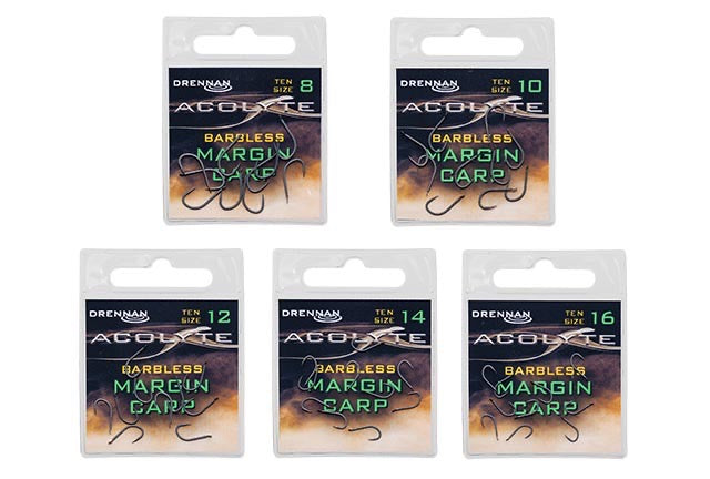 Drennan Acolyte Barbless Margin Carp Hooks (New)