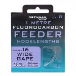 Drennan Wide Gape 1m Flurocarbon Feeder Rigs