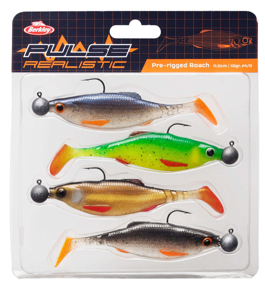 Berkley Pulse Realistic Roach Pre-Rigged 4 pack