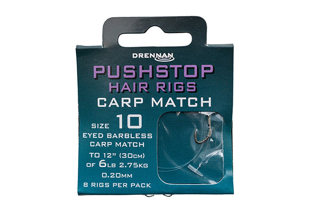 Drennan Pushstop Hair Rigs - Carp Match